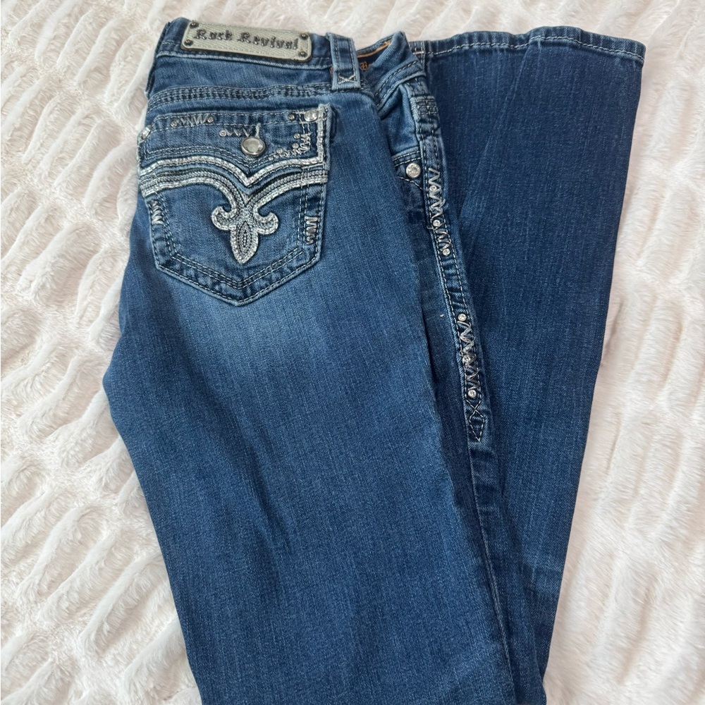 Rock Revival Dark Blue Boot Cut Jeans